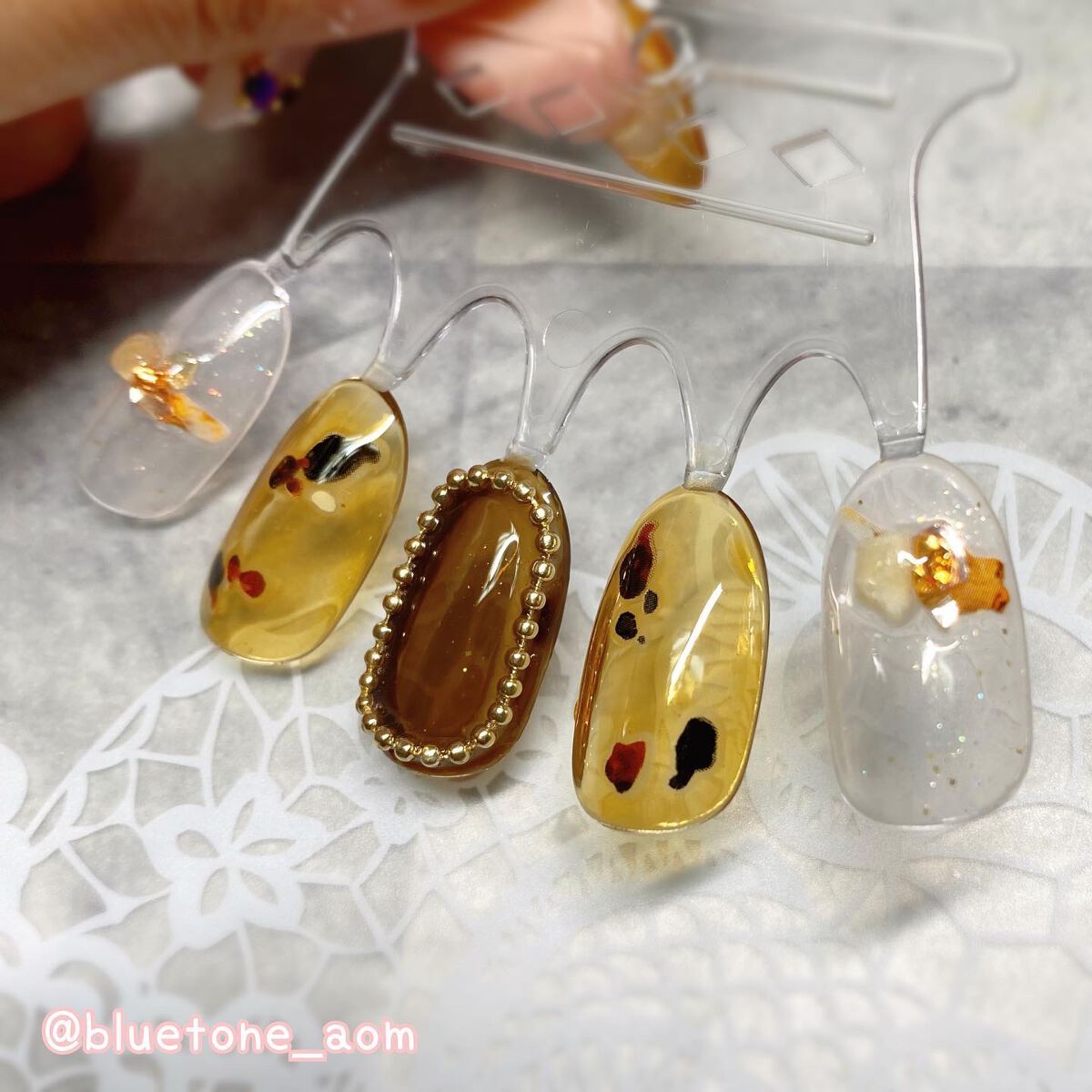 ネイルシール/キャンドゥ/ネイルシールを使ったクチコミ(5枚目)