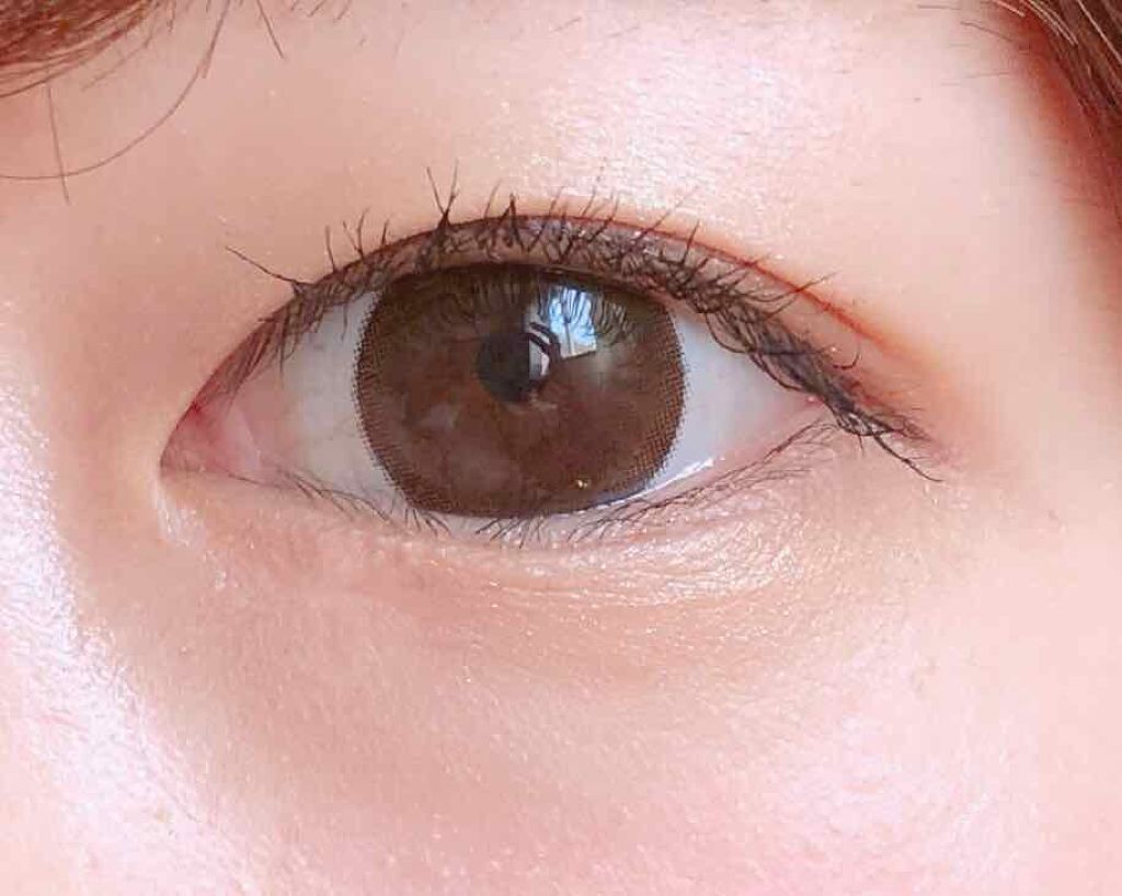 eye closet 1DAY シルエットキャメル/EYE CLOSET/ワンデー（１DAY）カラコンを使ったクチコミ（2枚目）