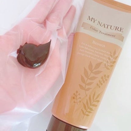 オールインワン カラートリートメント/マイナチュレ/ヘアカラーを使ったクチコミ(5枚目)