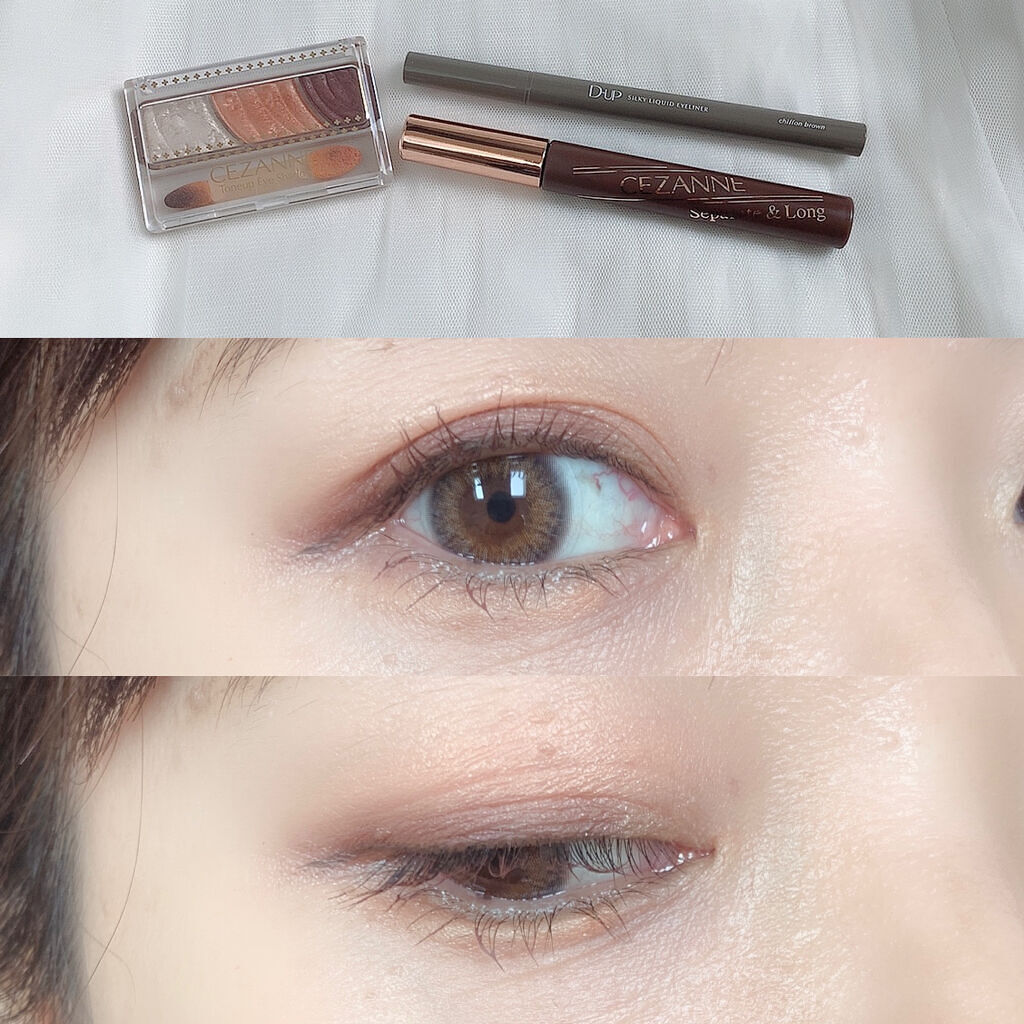 トーンアップアイシャドウ/CEZANNE/アイシャドウパレットを使ったクチコミ（1枚目）