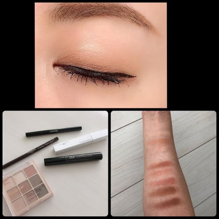 ウォータープルーフ リキッドアイライナー/CAROME./リキッドアイライナーを使ったクチコミ(2枚目)