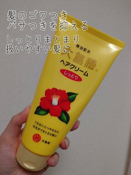 ヘアクリーム しっとり/大島椿/ヘアワックス・クリームを使ったクチコミ(1枚目)