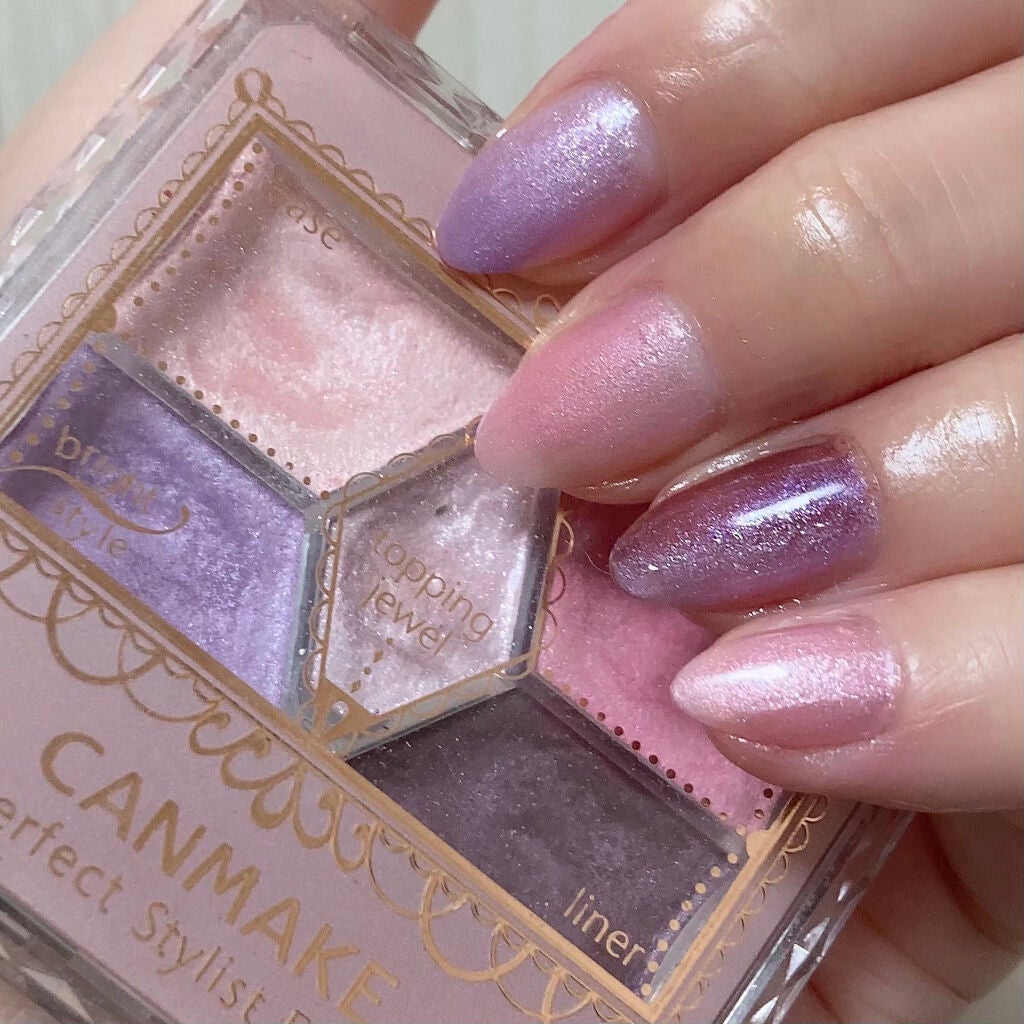 【旧品】パーフェクトスタイリストアイズ/キャンメイク/アイシャドウパレットを使ったクチコミ(5枚目)