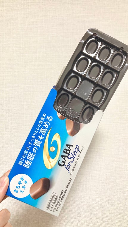 メンタルバランスチョコレートGABA for sleep /グリコ/食品を使ったクチコミ(1枚目)