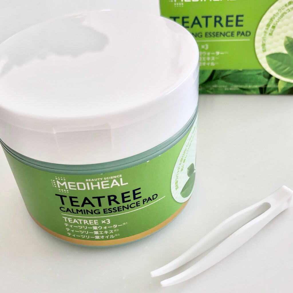 ティーツリーカーミングエッセンスパッド/MEDIHEAL/トナーパッドを使ったクチコミ(2枚目)