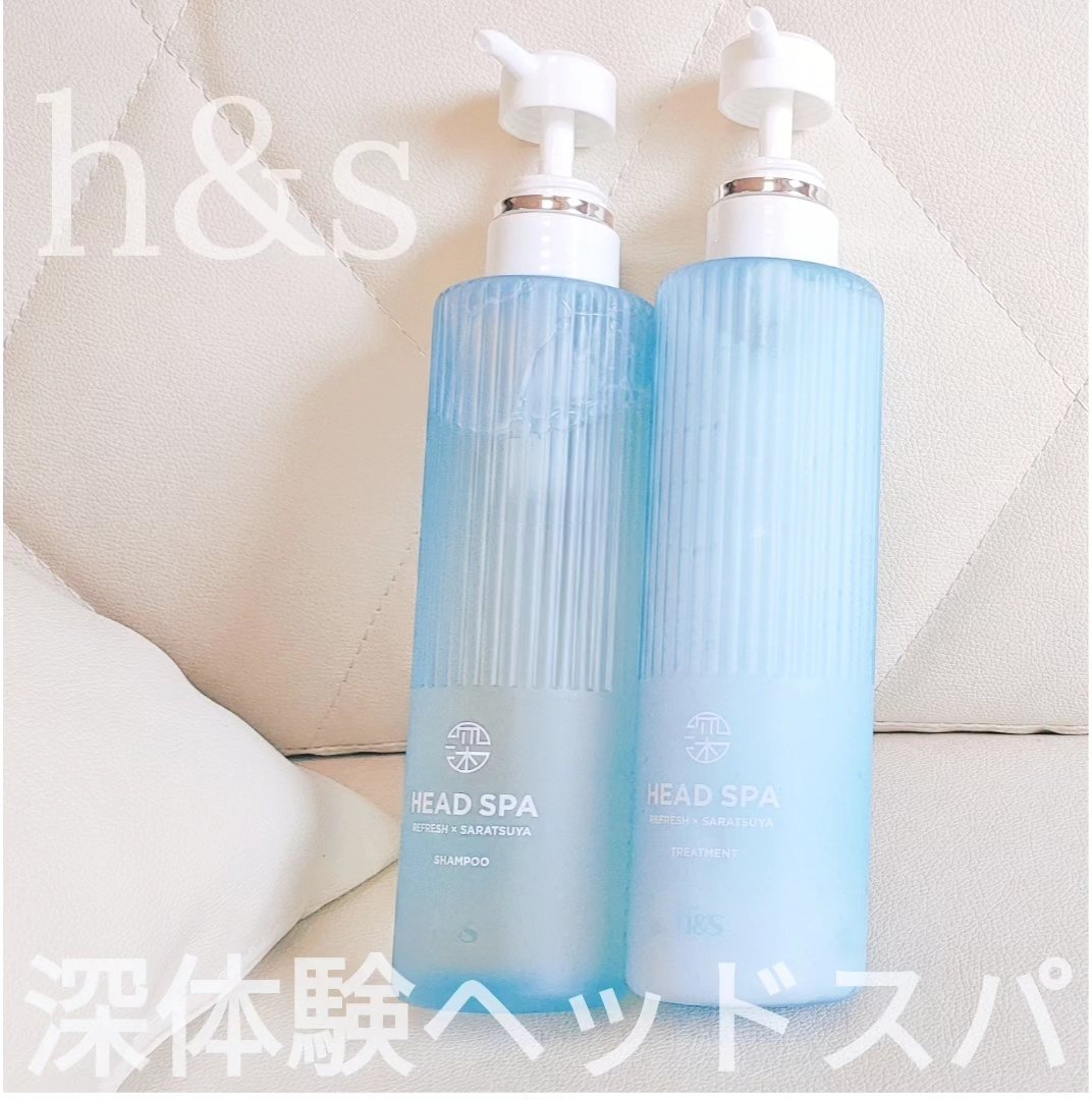 リフレッシュ × さらつや シャンプー/トリートメント/h&s/市販シャンプーを使ったクチコミ（1枚目）