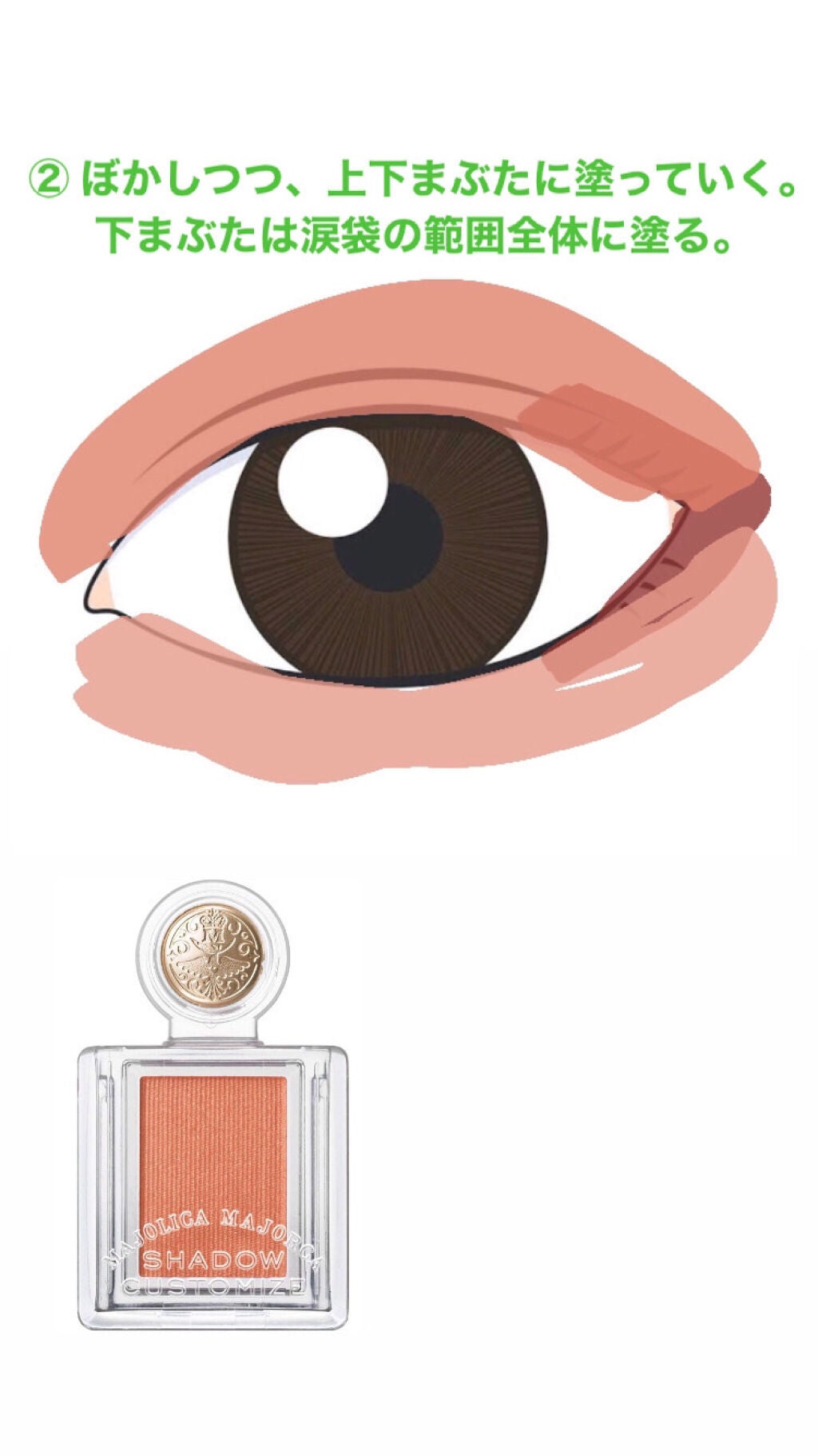 シャドーカスタマイズ/MAJOLICA MAJORCA/単色アイシャドウを使ったクチコミ(2枚目)