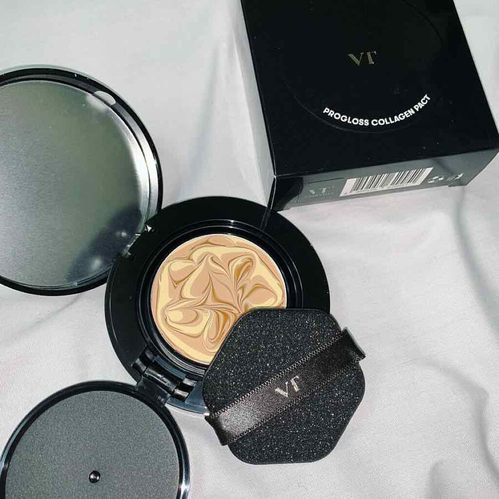 プログロス コラーゲンパクト/VT/クリーム・エマルジョンファンデーションを使ったクチコミ（1枚目）