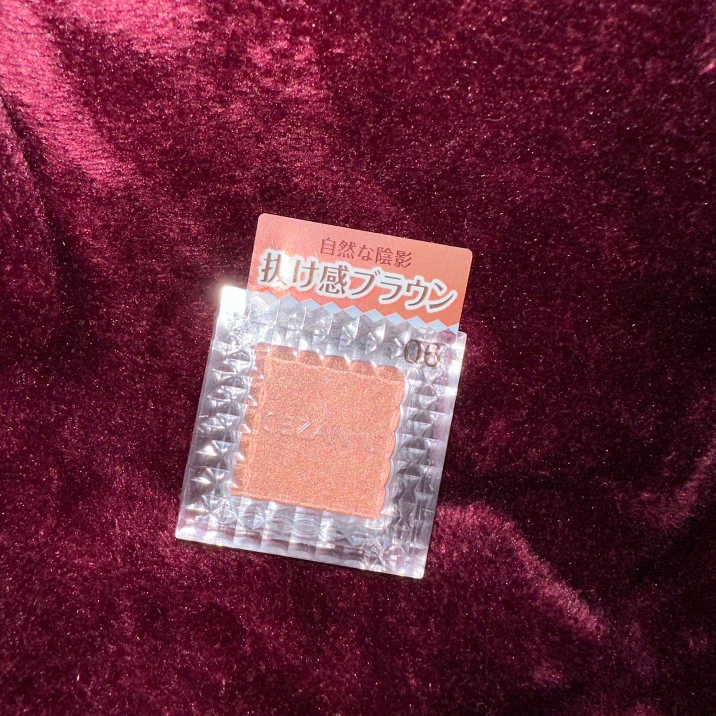 シングルカラーアイシャドウ/CEZANNE/単色アイシャドウを使ったクチコミ(1枚目)