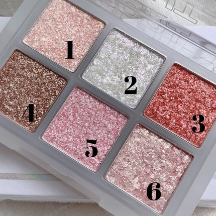 オーマイグリッターポップ/ABOUT TONE/アイシャドウパレットを使ったクチコミ(3枚目)