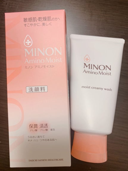 アミノモイスト モイストクリーミィ ウォッシュ/ミノン/洗顔フォームを使ったクチコミ(2枚目)
