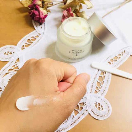 フラーレストエクストラダブルクリーム/PlusRay/フェイスクリームを使ったクチコミ(3枚目)