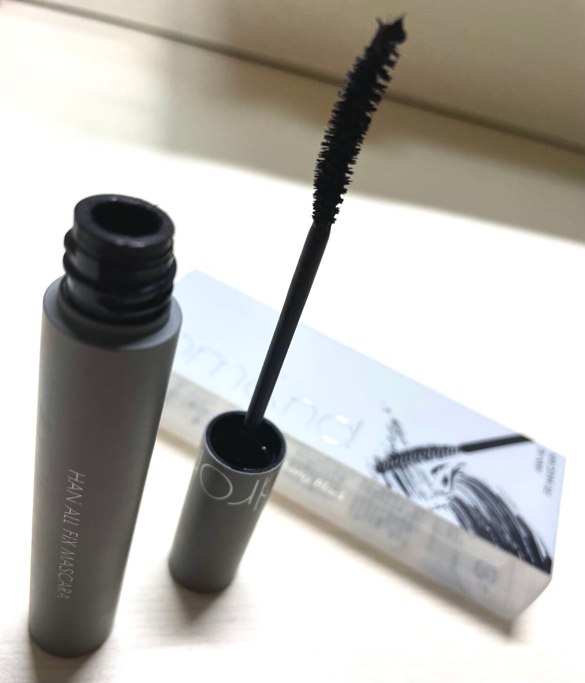 ハンオールフィックスマスカラ/rom&nd/マスカラを使ったクチコミ(2枚目)