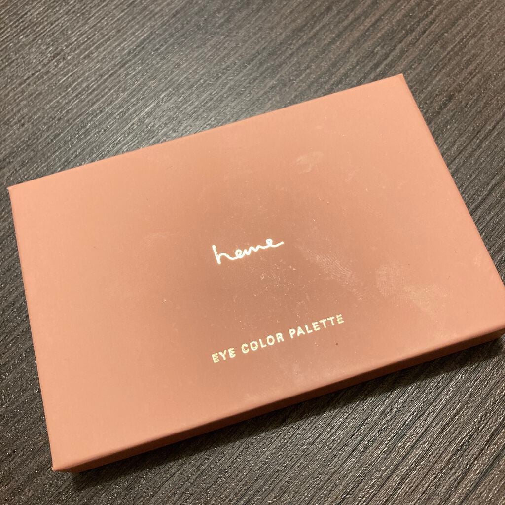 アイカラーパレット/heme/アイシャドウパレットを使ったクチコミ(1枚目)