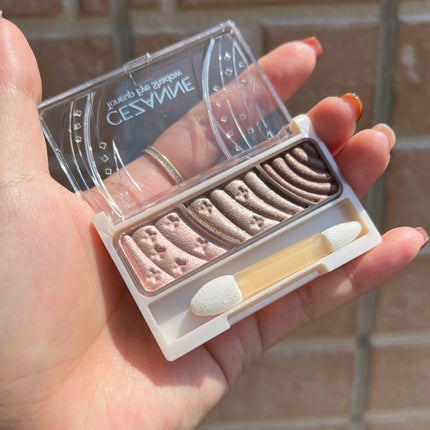 トーンアップアイシャドウ/CEZANNE/アイシャドウパレットを使ったクチコミ(5枚目)