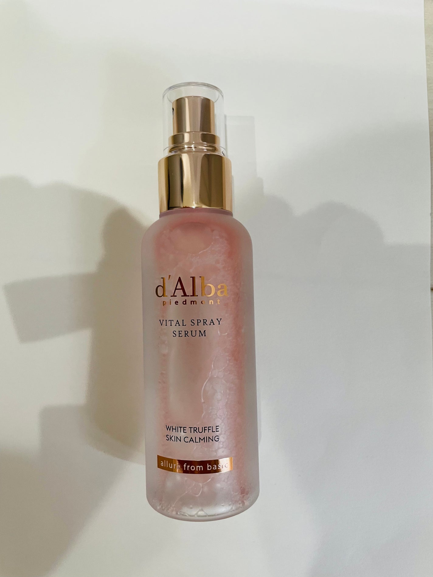 ダルバ ホワイトトリュフバイタルスプレーセラム/ダルバ/ミスト状化粧水を使ったクチコミ(1枚目)