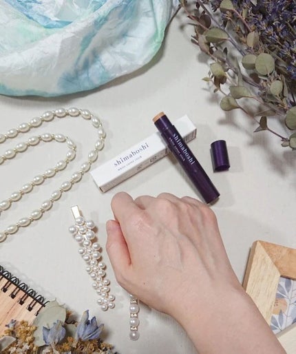 ホワイトカバースティック/shimaboshi/化粧下地を使ったクチコミ(4枚目)