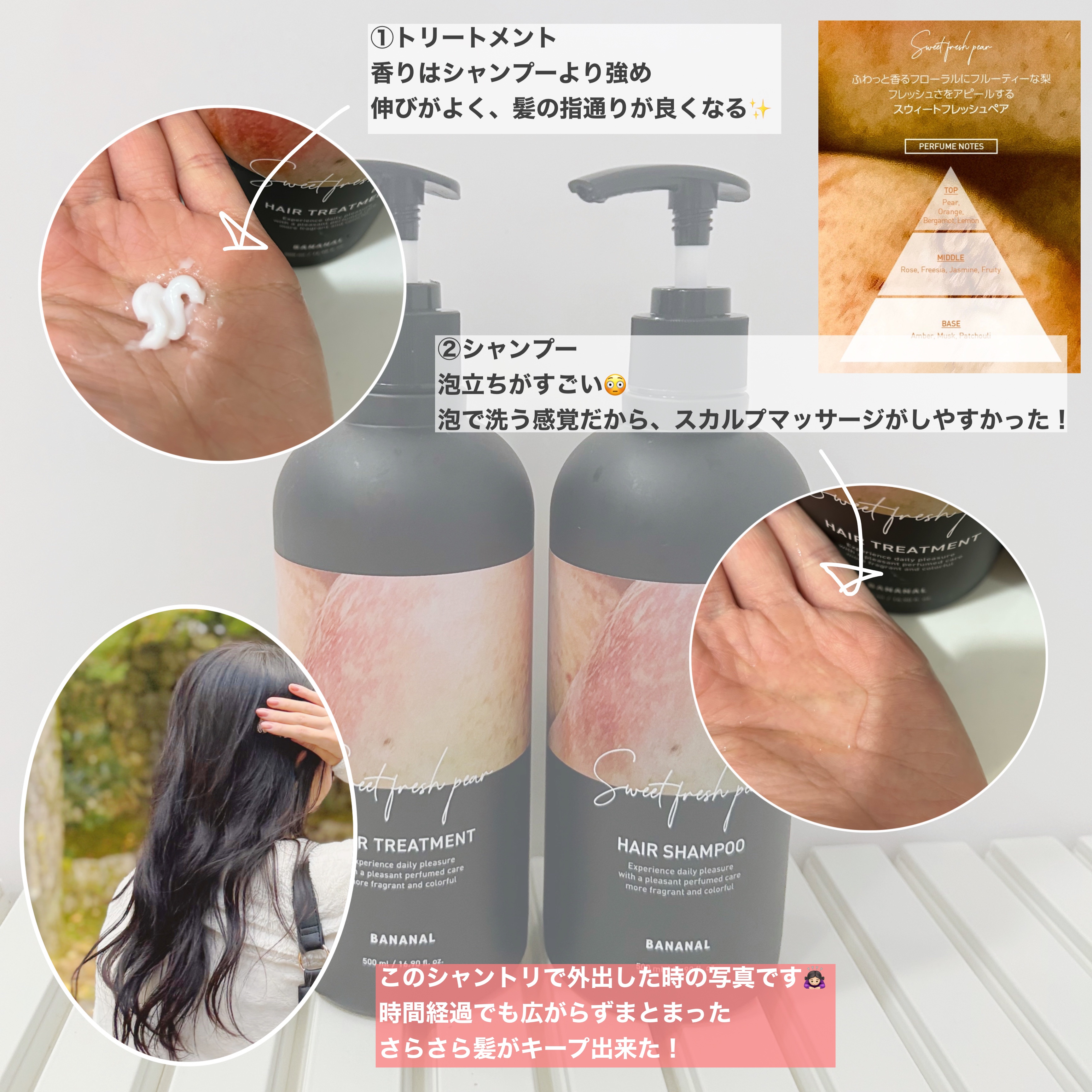 パフュームドヘアシャンプー/BANANAL/市販シャンプーを使ったクチコミ（2枚目）