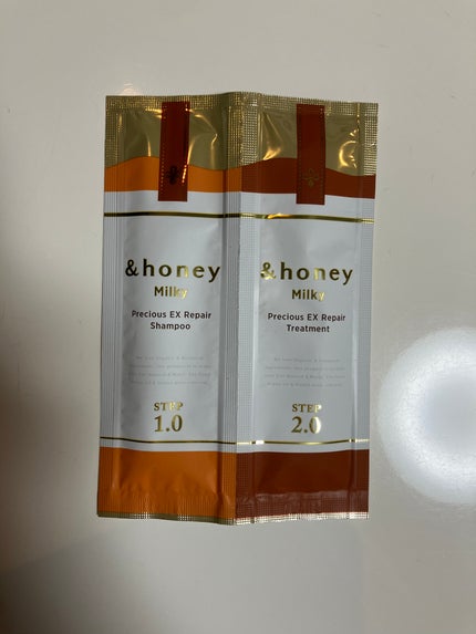 ミルキー プレシャス EX リペア シャンプー1.0 / ヘアトリートメント2.0/&honey/市販シャンプーを使ったクチコミ(1枚目)