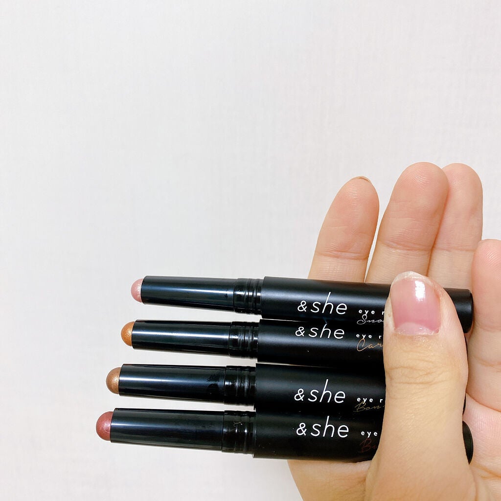 アイルージュ/アンドシー(&she)/スティックアイシャドウを使ったクチコミ(4枚目)