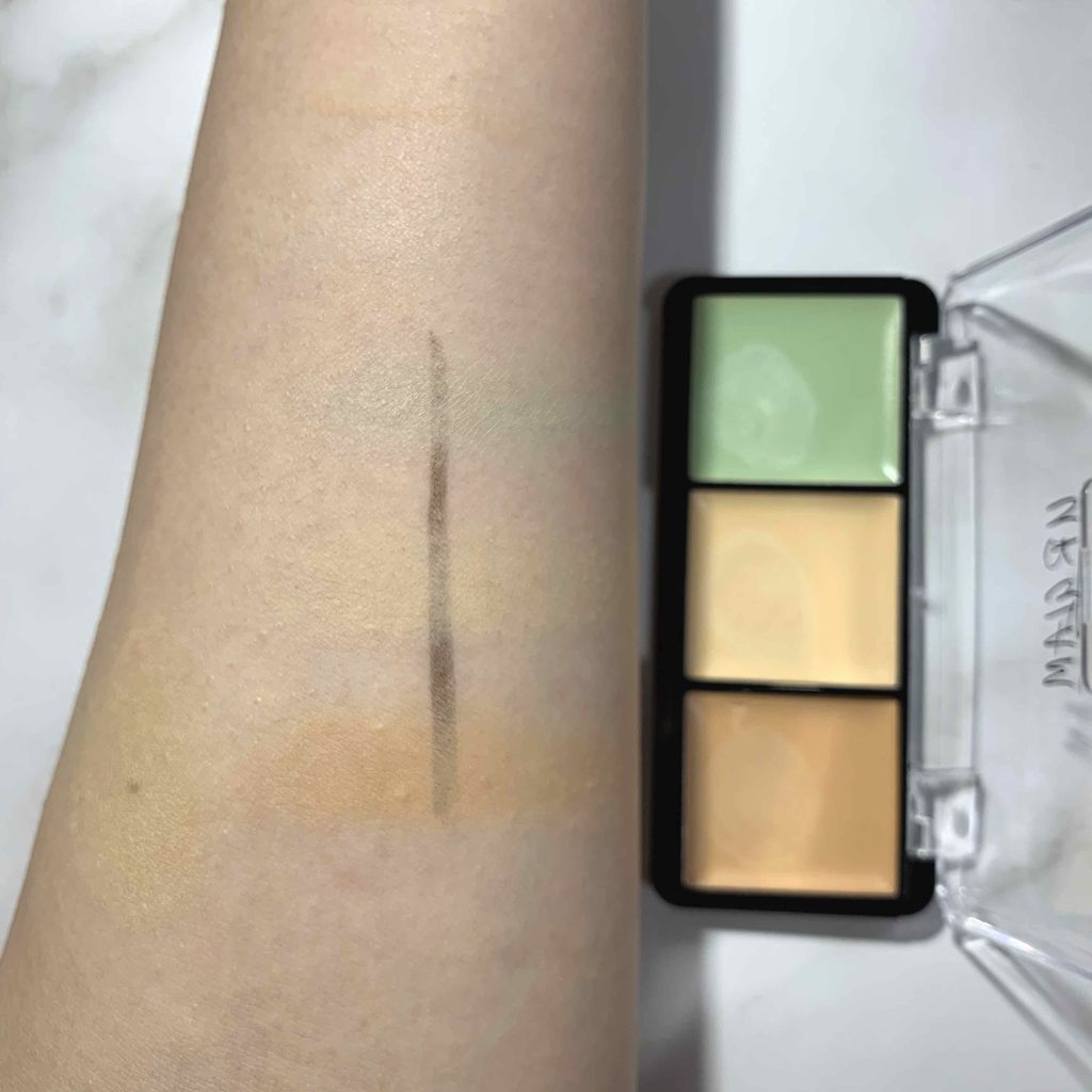 UR GLAM CONCEALER PALETTE/U R GLAM/パレットコンシーラーを使ったクチコミ(3枚目)