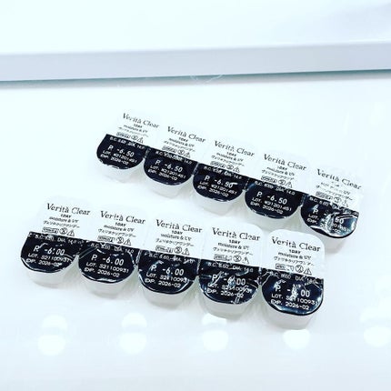 Verita ヴェリタクリアワンデーのクチコミ「愛用コンタクト💄
ヴェリタ様の
クリアコンタクト
をご紹介します🥀
qoo10で見つけてか.....」(2枚目)