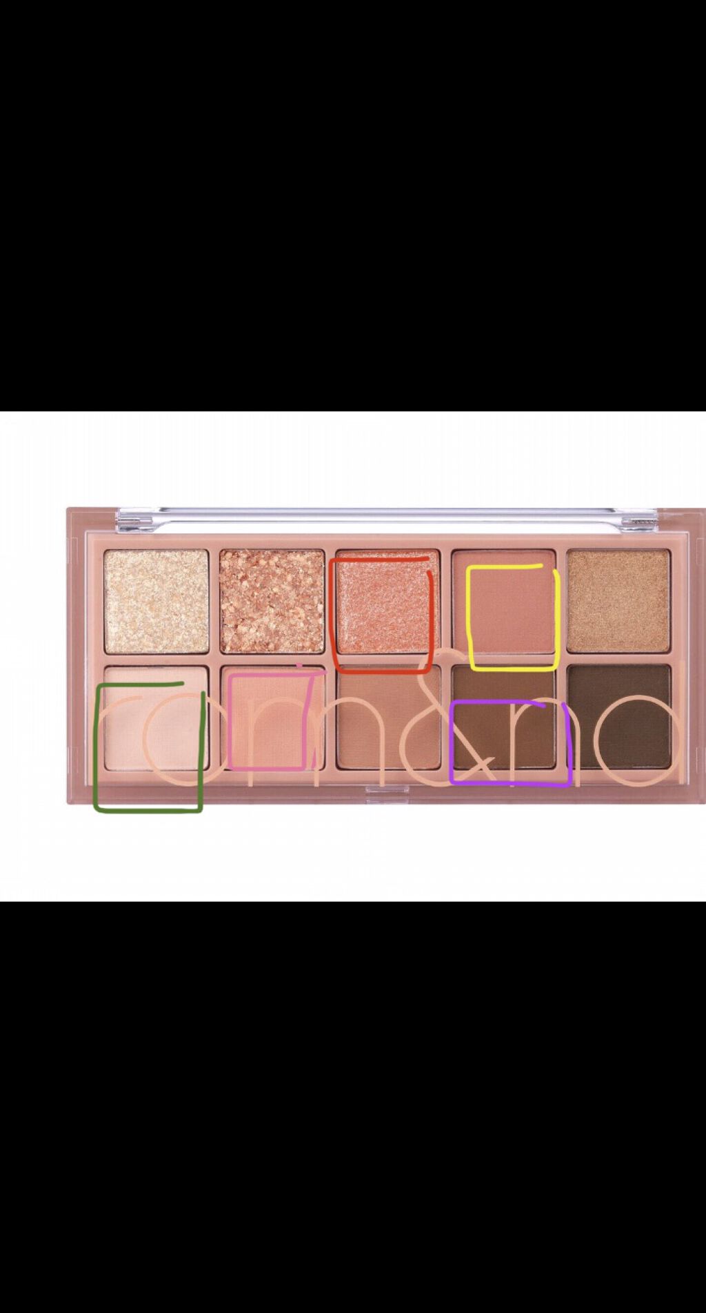 ベターザンパレット/rom&nd/アイシャドウパレットを使ったクチコミ（2枚目）