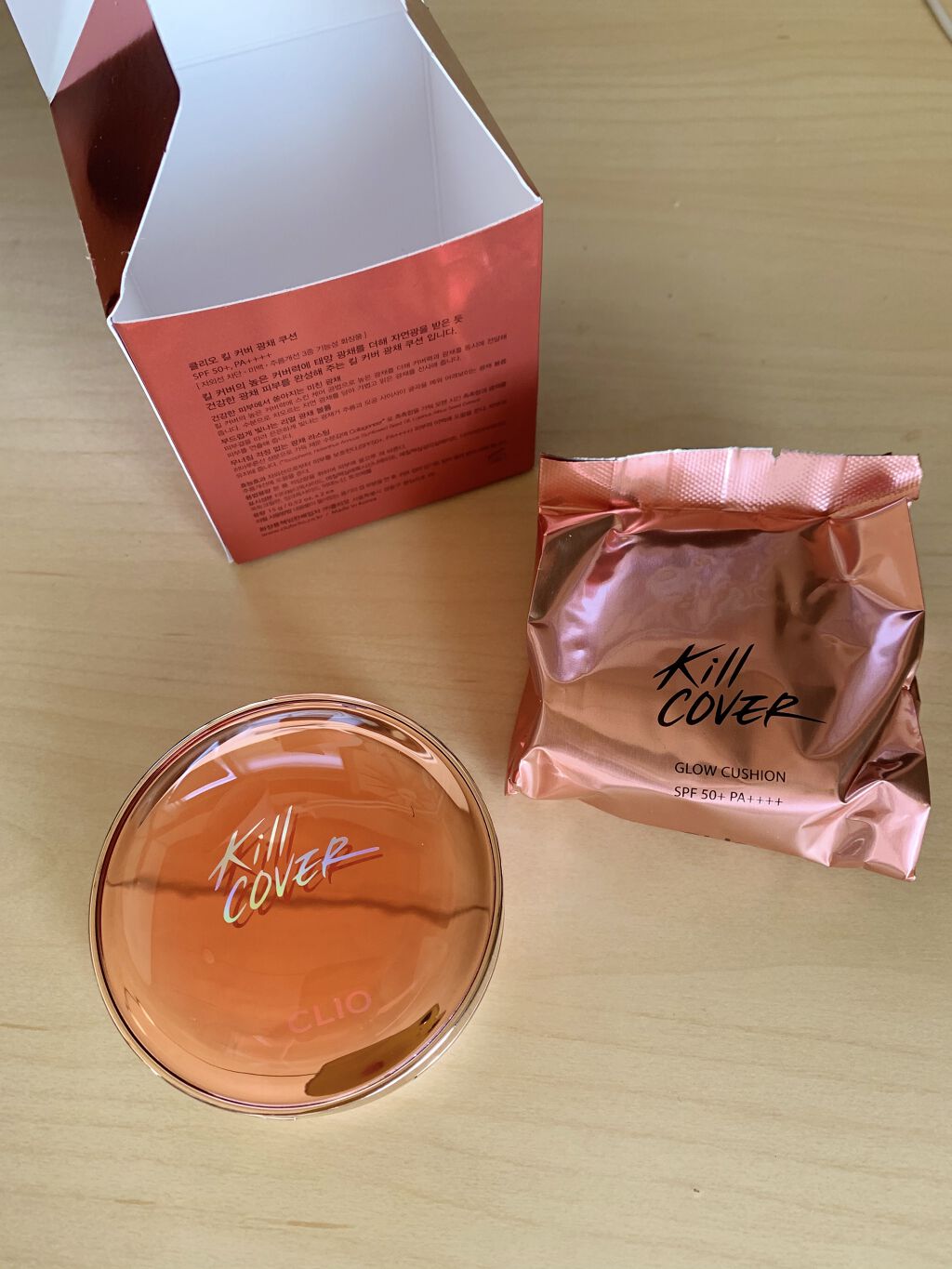 キル カバー グロウ クッション 03 LINEN/CLIO/クッションファンデーションを使ったクチコミ（3枚目）