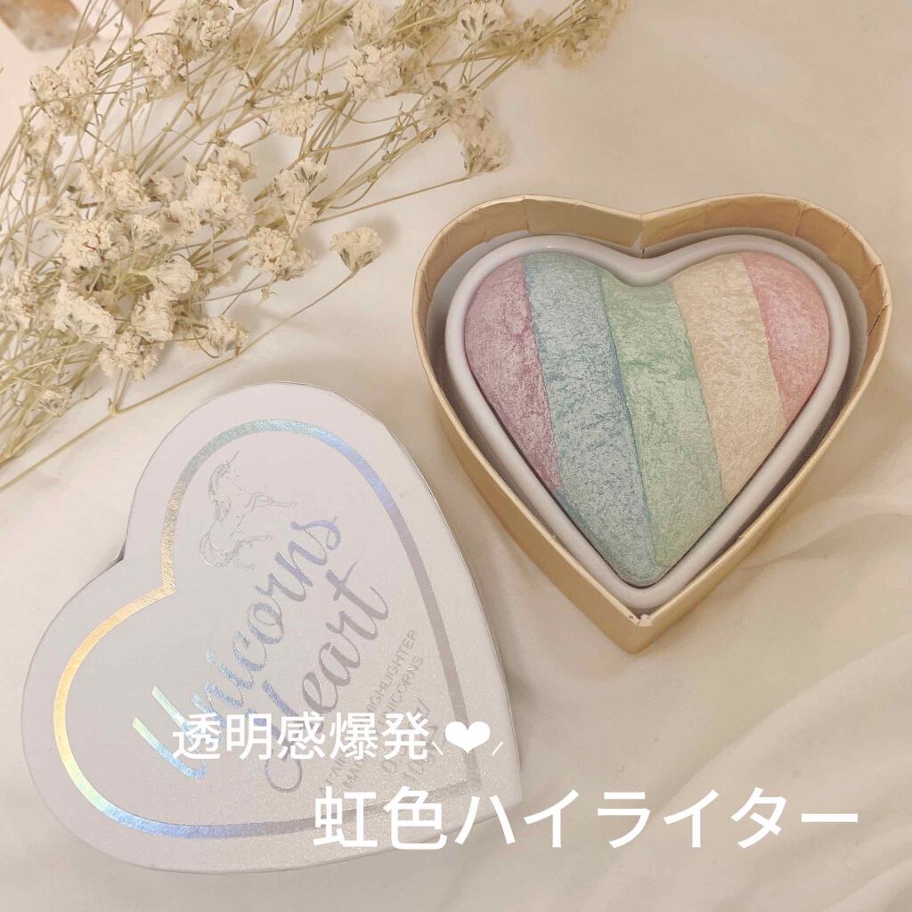 ハートハイライター ゴッデス オブ ラブ/MAKEUP REVOLUTION/パウダーハイライトを使ったクチコミ（1枚目）