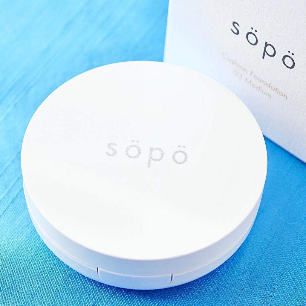 クッションファンデ/sopo/クッションファンデーションを使ったクチコミ（2枚目）