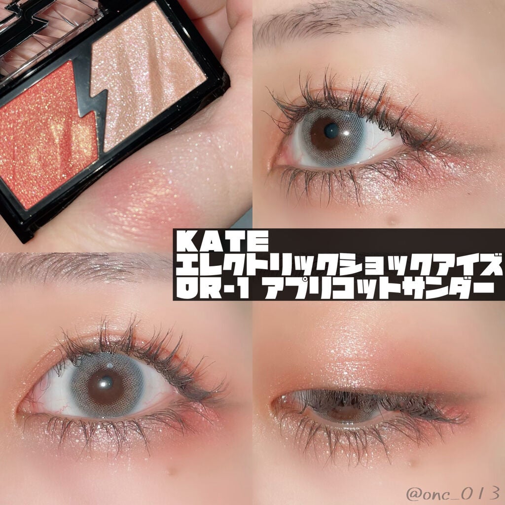 エレクトリックショックアイズ /KATE/アイシャドウパレットを使ったクチコミ(3枚目)