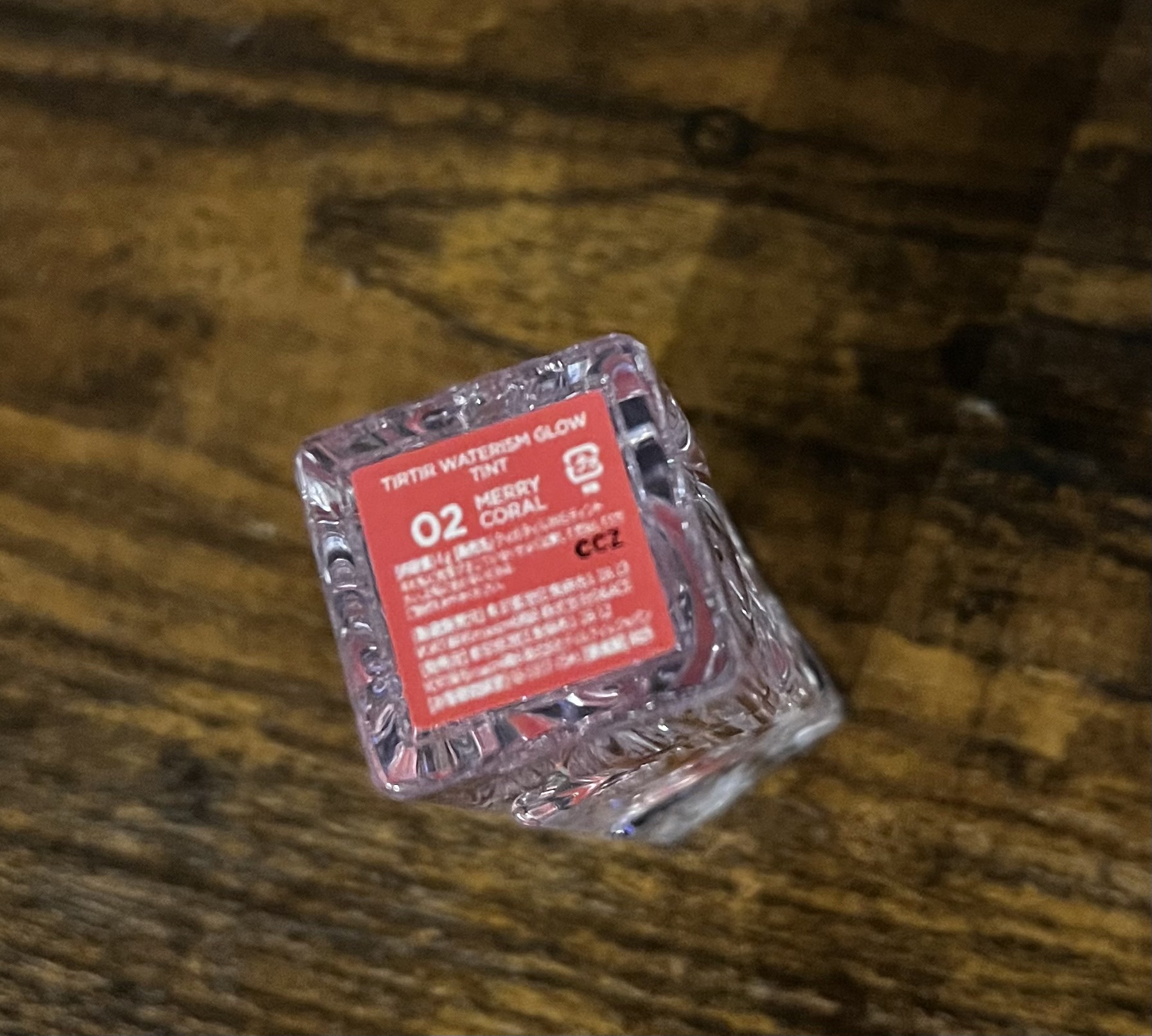 ウォーターリズムグロウティント 02 メリーコーラル/TIRTIR(ティルティル)/リップティントを使ったクチコミ（2枚目）