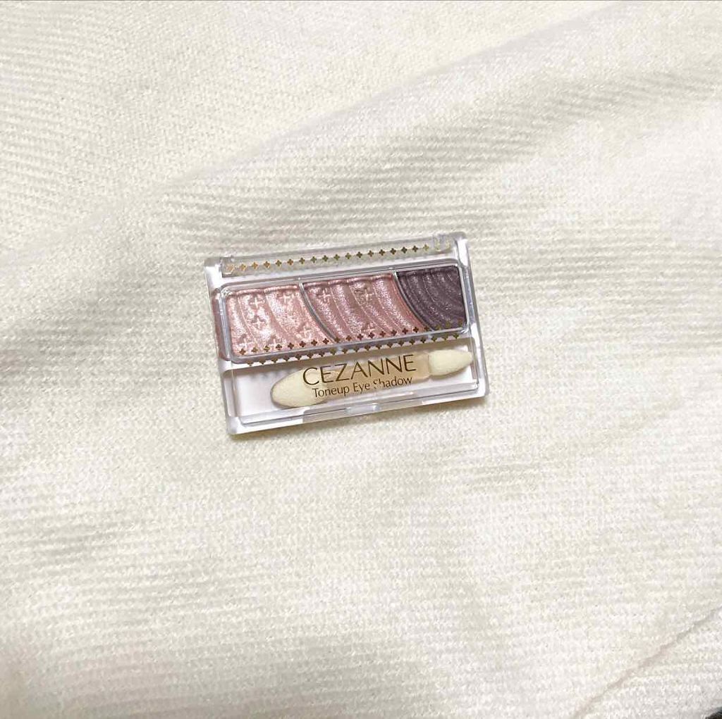 トーンアップアイシャドウ/CEZANNE/アイシャドウパレットを使ったクチコミ(1枚目)