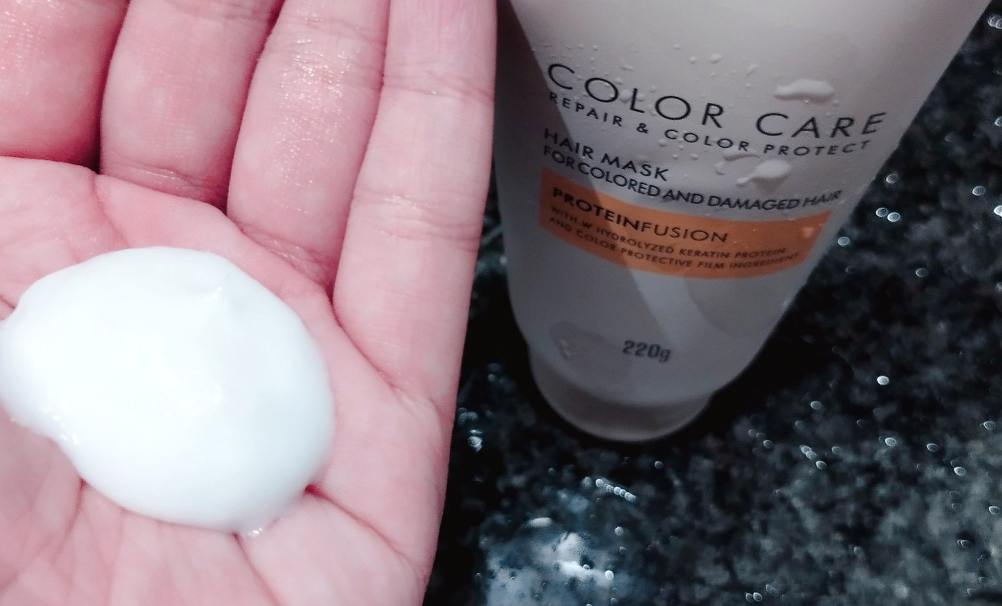 ネクサス リペアアンドカラープロテクト 洗い流すトリートメント ヘアマスク/NEXXUS(ネクサス)/ヘアマスク・ヘアパックを使ったクチコミ（2枚目）