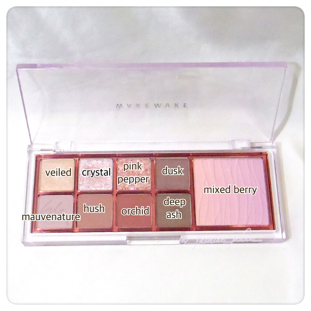 ミックスブラーリングアイパレット/wakemake/マルチパレットを使ったクチコミ（3枚目）