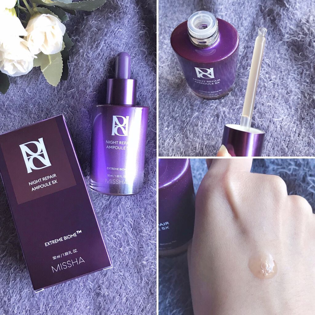 ミシャレボリューション／ナイト サイエンス エッセンス 5th/MISSHA/美容液を使ったクチコミ（3枚目）