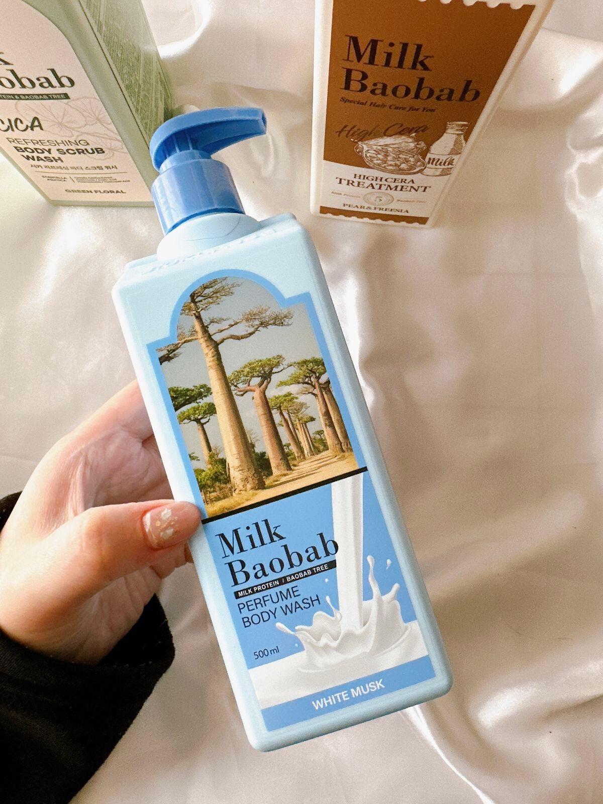 ミルクバオバブ パフュームボディウォッシュ ホワイトムスク/ミルクバオバブ/ボディソープを使ったクチコミ(2枚目)