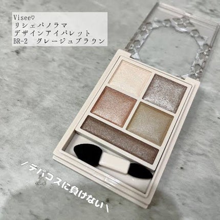 パノラマデザイン アイパレット/Visée/アイシャドウパレットを使ったクチコミ(3枚目)