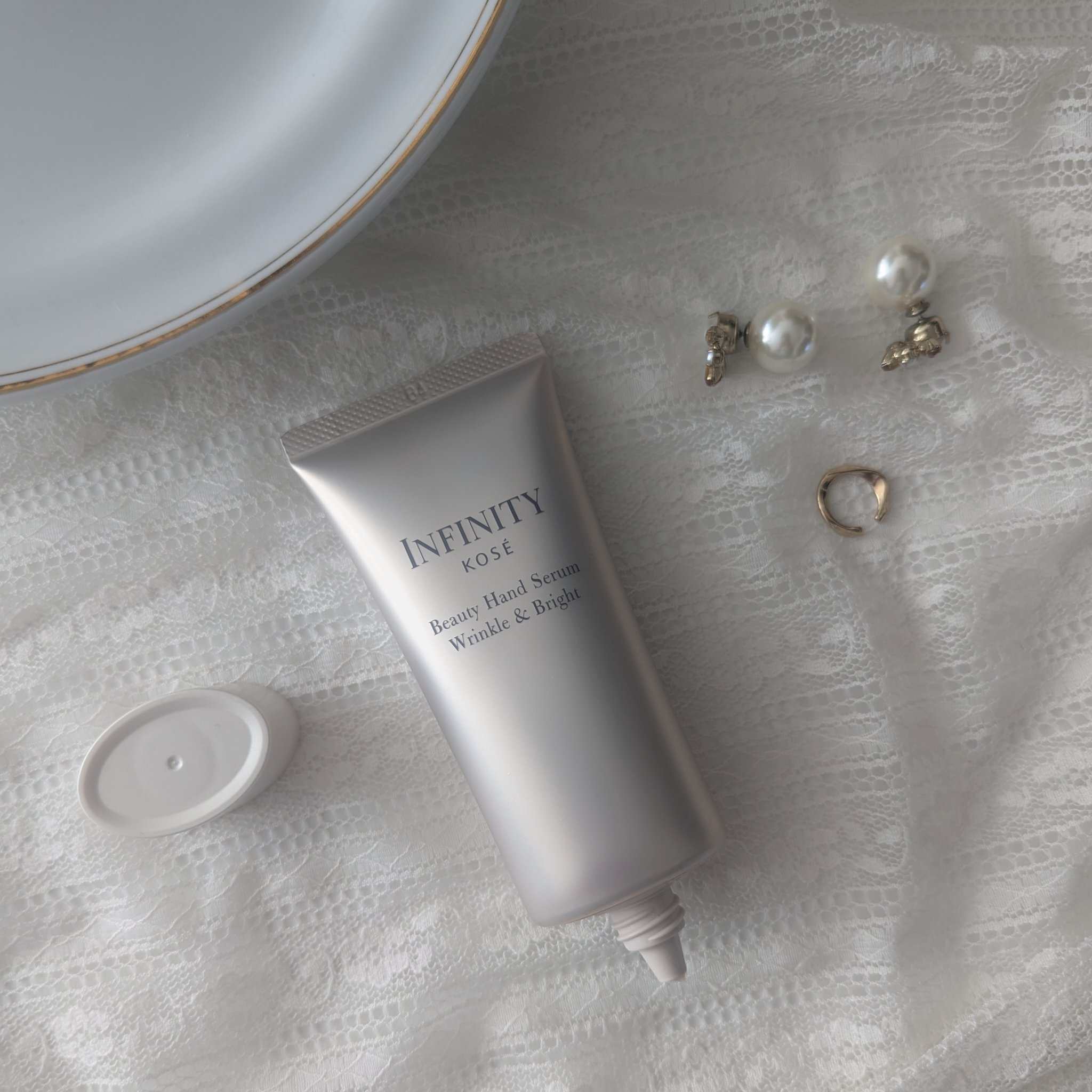 インフィニティ　ビューティーハンドセラム リンクル＆ブライト [医薬部外品]/インフィニティ/ハンドクリームを使ったクチコミ（2枚目）