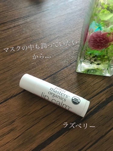 リップカーム ラズベリー/john masters organics/リップケア・リップクリームを使ったクチコミ（1枚目）