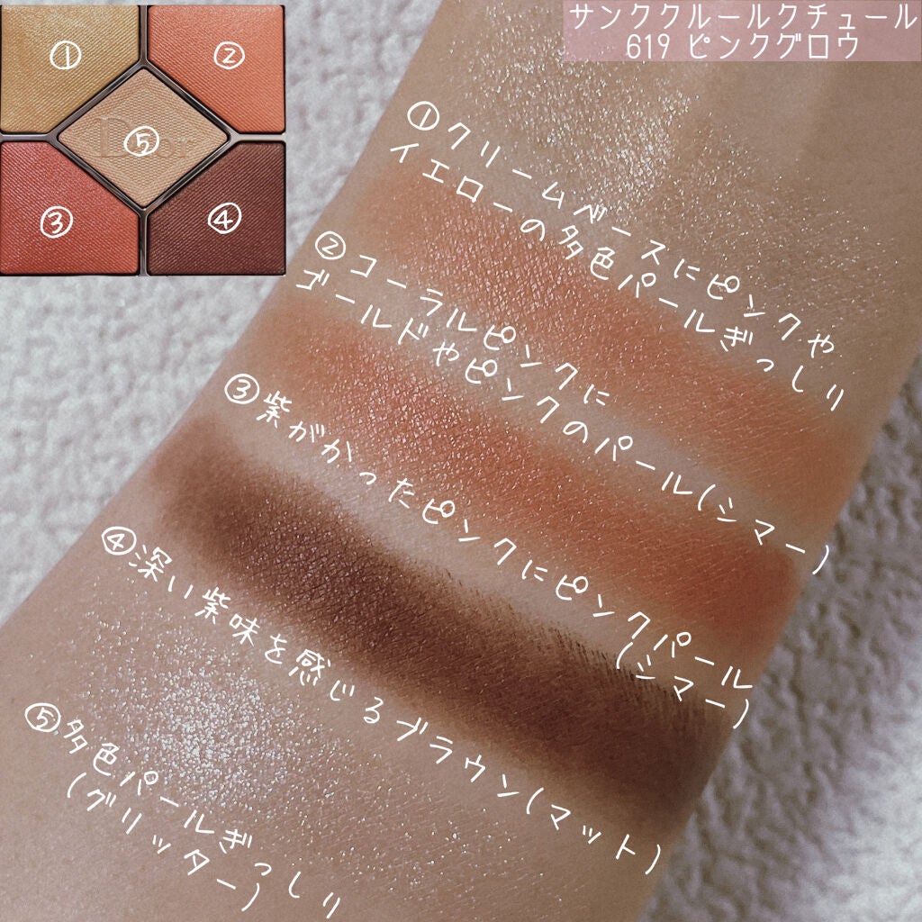 【旧】サンク クルール クチュール/Dior/アイシャドウパレットを使ったクチコミ(6枚目)