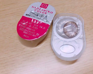 ナデシコカラーワンデー(アート缶タイプ) BENI/NADESHIKO COLOR/ワンデー（１DAY）カラコンを使ったクチコミ（1枚目）