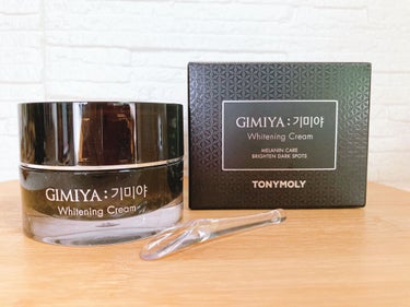 TONYMOLY ギミヤホワイトニングクリームのクチコミ「TONYMOLY ギミヤ美白クリーム

美白、保湿 
シミの内側から外側までオールケア！


.....」（1枚目）