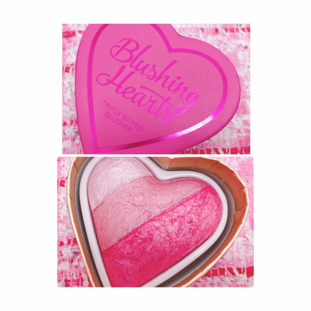 ブラッシング ハート/MAKEUP REVOLUTION/パウダーチークを使ったクチコミ（1枚目）