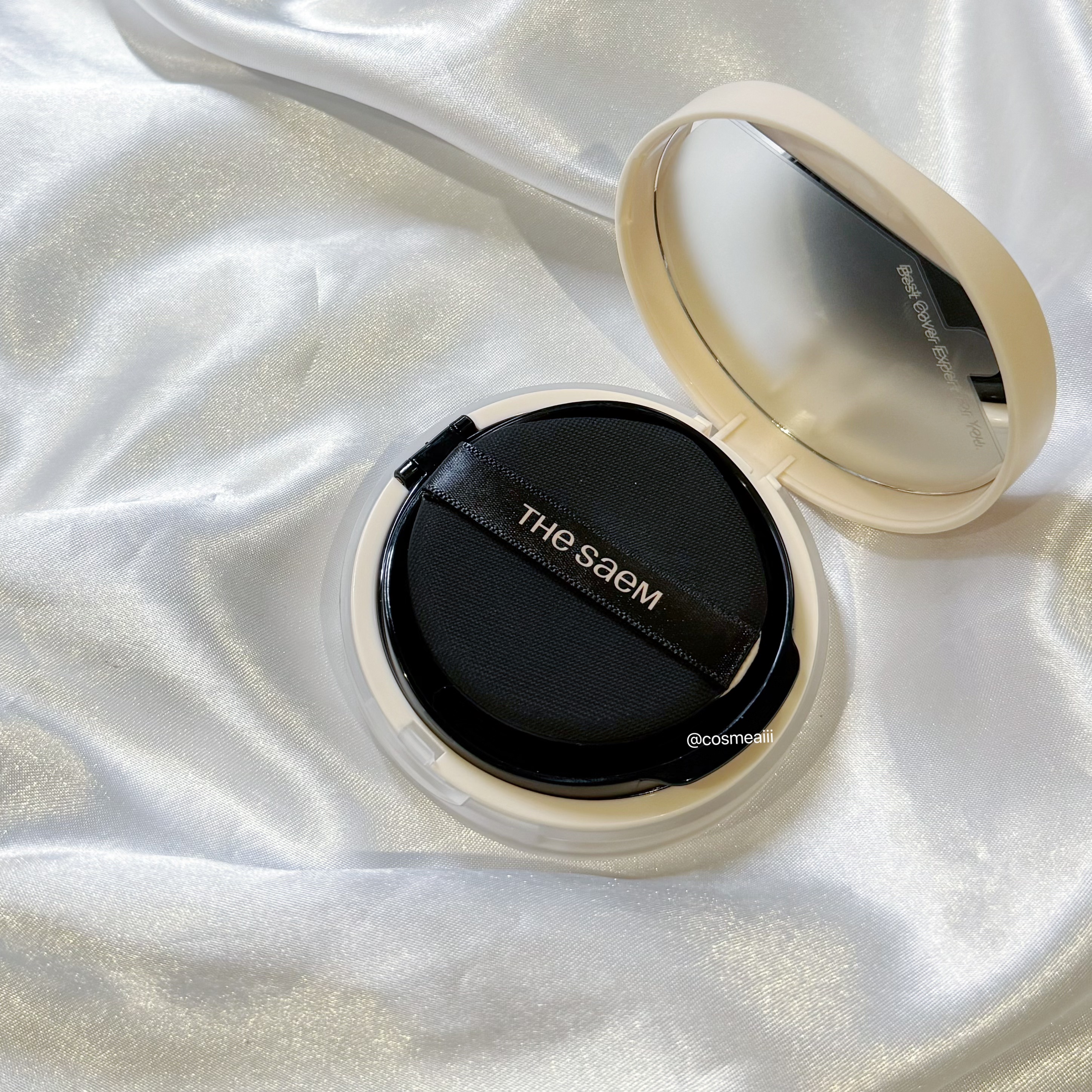 カバーパーフェクションコンシーラークッション/the SAEM/リキッドコンシーラーを使ったクチコミ（3枚目）