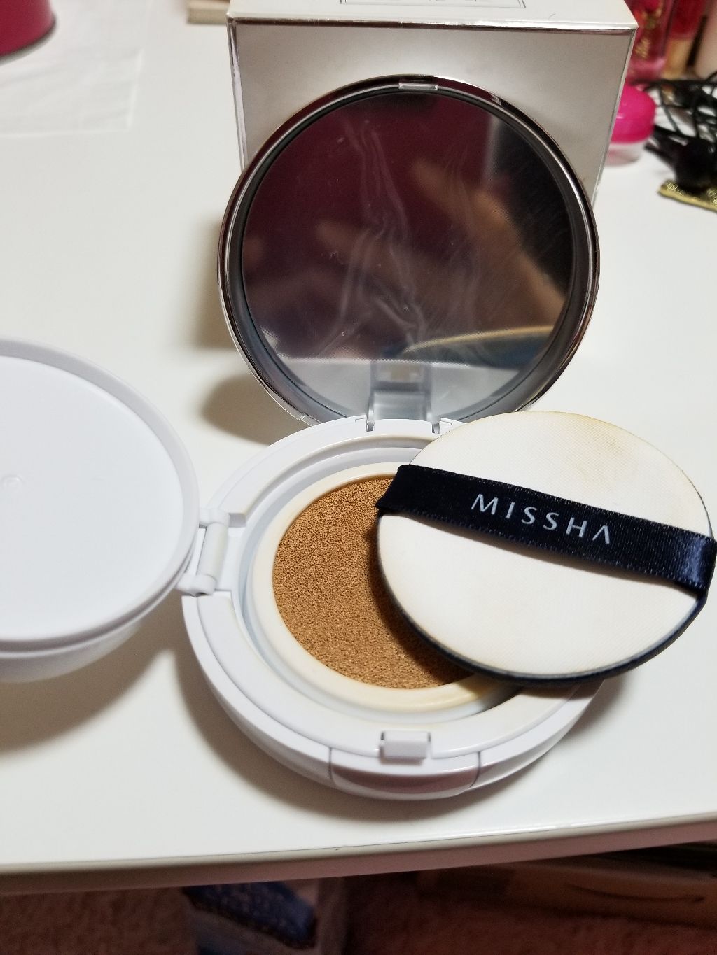 M クッションファンデーション(マット)/MISSHA/クッションファンデーションを使ったクチコミ(2枚目)