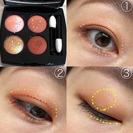 レ キャトル オンブル/CHANEL/アイシャドウパレットを使ったクチコミ(4枚目)