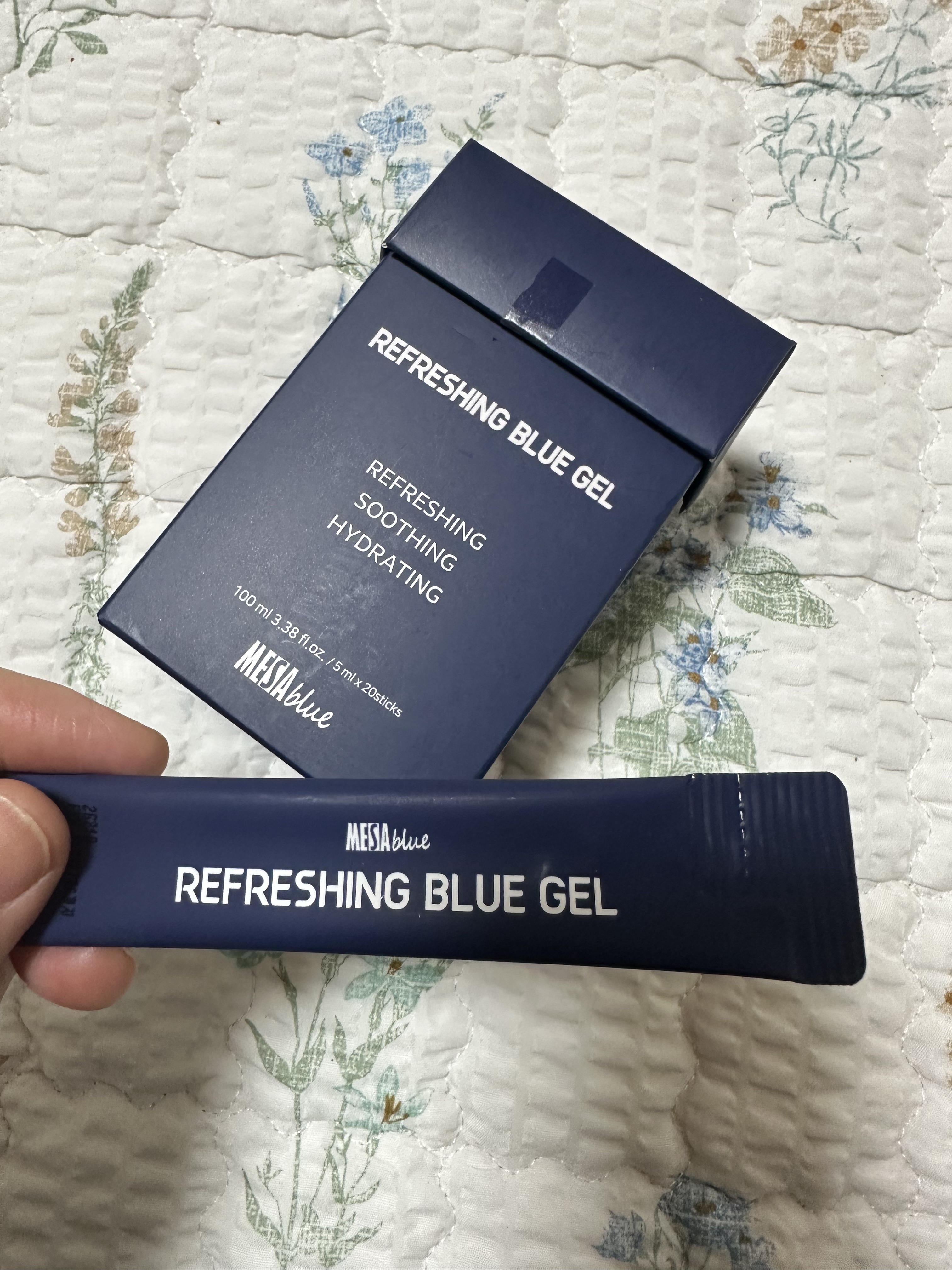 メサブルーリフレッシングブルージェル/MESAblue/フェイスクリームを使ったクチコミ（1枚目）