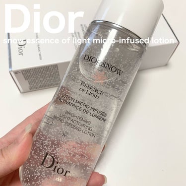 スノー ライト エッセンス ローション (薬用化粧水) (医薬部外品)/Dior/化粧水を使ったクチコミ（1枚目）