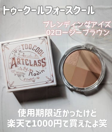 ARTICLASS BLENDING EYES/too cool for school/アイシャドウパレットを使ったクチコミ（1枚目）